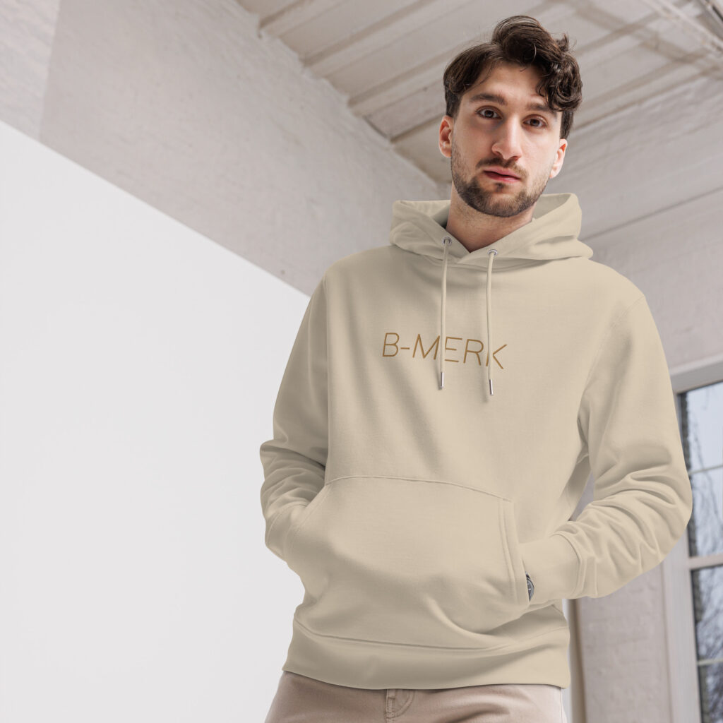 B-MERK Uniseks essential ECO hoodie desert